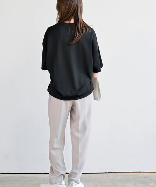 rps（アールピーエス）の「ペアースパンコールＧｉｒｌワイドＴ（Tシャツ/カットソー・レディース・ライトグレー/ブラック/オフホワイト・フリー）」の22枚目の写真