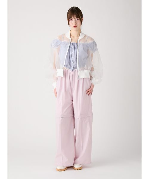FURFUR(ファーファー)の「撥水2WAYトラックパンツ〈接触冷感(表地)〉(その他パンツ・レディース・ピンク/ブラック/オフホワイト・F)」の15枚目の写真