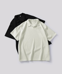 【TOBEE】リラックスフィット スキッパー 半袖シャツ