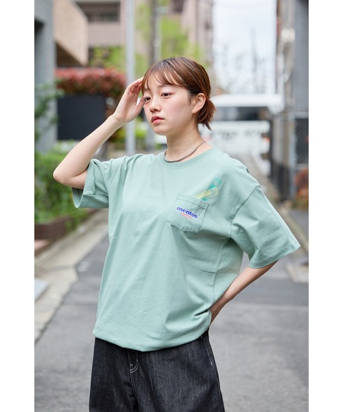 THE PLATINUM SELECT（ザ プラチナム セレクト）の「【mentos/メントス】グラフィックTシャツ　ユニセックス/カジュアル/お菓子（Tシャツ/カットソー・メンズ・ホワイト系2/ライトグリーン/ホワイト/ブラック系3/ブラック/ホワイト系3/パープル系2/ブラック系2/パープル/パープル系3/ライトグリーン系3/ライトグリーン系2・X-LARGE/LARGE/MEDIUM）」の8枚目の写真