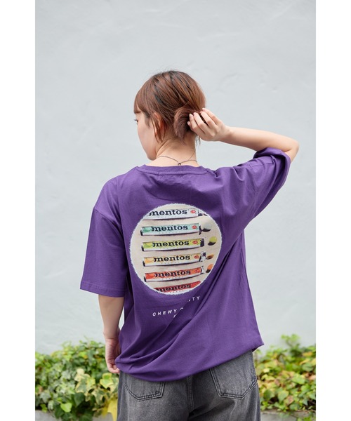 THE PLATINUM SELECT（ザ プラチナム セレクト）の「【mentos/メントス】グラフィックTシャツ　ユニセックス/カジュアル/お菓子（Tシャツ/カットソー・メンズ・ホワイト系2/ライトグリーン/ホワイト/ブラック系3/ブラック/ホワイト系3/パープル系2/ブラック系2/パープル/パープル系3/ライトグリーン系3/ライトグリーン系2・X-LARGE/LARGE/MEDIUM）」の22枚目の写真