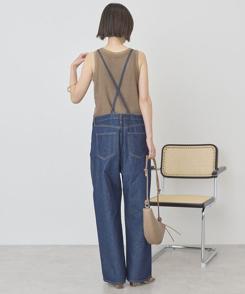 AMERICAN HOLIC(アメリカンホリック)の「ミドルオンスデニムサロペット(サロペット/オーバーオール・レディース・ワンウォッシュ/ライトインディゴブルー・L/M)」の10枚目の写真