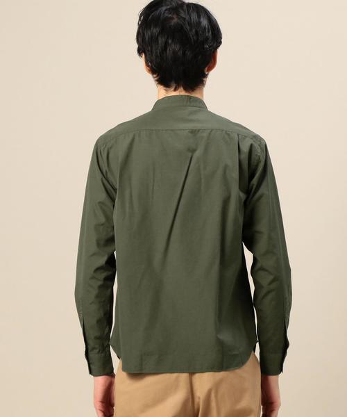 BEAUTY&YOUTH UNITED ARROWS(ビューティーアンドユースユナイテッドアローズ)の「BY ブロード バンドカラーシャツ◆(シャツ/ブラウス・メンズ・オリーブ/ホワイト・LARGE/SMALL/X-SMALL/X-LARGE/MEDIUM)」の12枚目の写真
