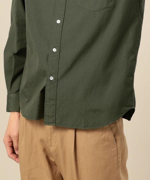 BEAUTY&YOUTH UNITED ARROWS(ビューティーアンドユースユナイテッドアローズ)の「BY ブロード バンドカラーシャツ◆(シャツ/ブラウス・メンズ・オリーブ/ホワイト・LARGE/SMALL/X-SMALL/X-LARGE/MEDIUM)」の10枚目の写真