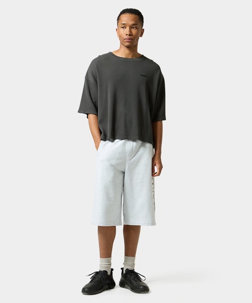 HUF（ハフ）の「ALL CAPS THERMAL CREW（Tシャツ/カットソー・メンズ・ネイビー/カモフラージュ/ブラック・S/M/L/XL）」の18枚目の写真
