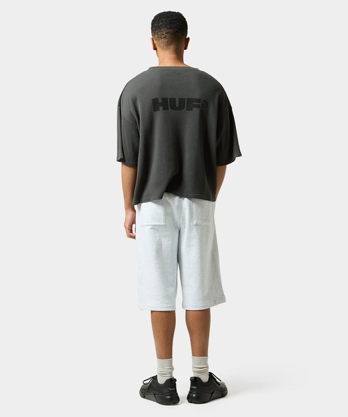 HUF（ハフ）の「ALL CAPS THERMAL CREW（Tシャツ/カットソー・メンズ・ネイビー/カモフラージュ/ブラック・S/M/L/XL）」の20枚目の写真