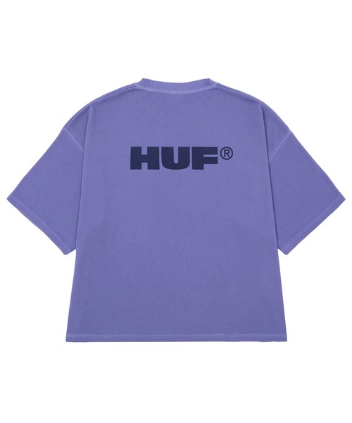 HUF（ハフ）の「ALL CAPS THERMAL CREW（Tシャツ/カットソー・メンズ・ネイビー/カモフラージュ/ブラック・S/M/L/XL）」の12枚目の写真