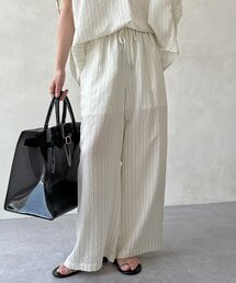 【WEB限定/セットアップ可能】ダブルストライプパンツ