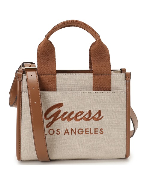 Guess(ゲス)の「JACKIE Mini Tote ミニトート ショルダーバッグ(トートバッグ・レディース・ナチュラル・ONE SIZE)」の1枚目の写真