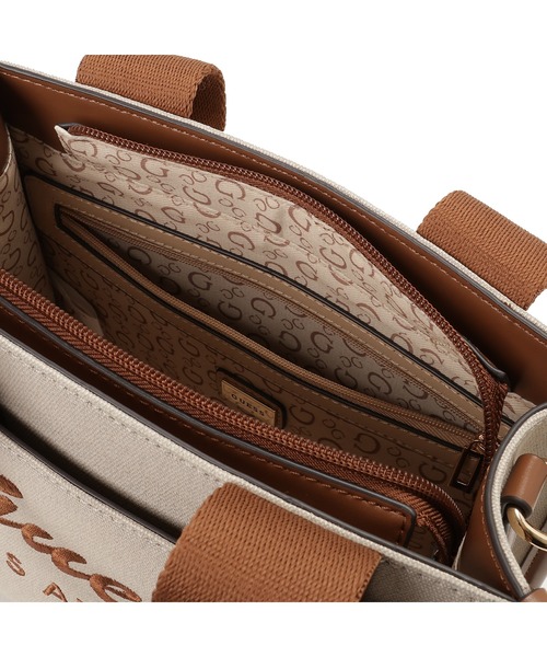Guess(ゲス)の「JACKIE Mini Tote ミニトート ショルダーバッグ(トートバッグ・レディース・ナチュラル・ONE SIZE)」の7枚目の写真