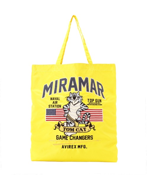 AVIREX(アヴィレックス)の「《WEB限定》NYLON TOTE BAG ”TOM CAT” / ナイロン トートバッグ トムキャット / AVIREX / アヴィレックス(トートバッグ・メンズ・イエロー/セージグリーン/ブラウン・FREE)」の3枚目の写真