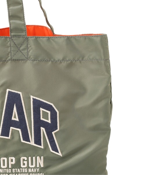 AVIREX(アヴィレックス)の「《WEB限定》NYLON TOTE BAG ”TOM CAT” / ナイロン トートバッグ トムキャット / AVIREX / アヴィレックス(トートバッグ・メンズ・イエロー/セージグリーン/ブラウン・FREE)」の10枚目の写真