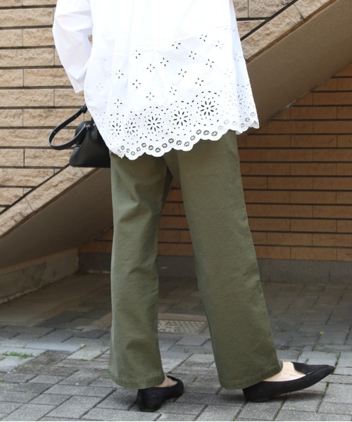 THE SHINZONE(ザ シンゾーン)の「THE SHINZONE/シンゾーン ストレートベイカーパンツ STRAIGHT BAKER PANTS 26AMSPA01(カーゴパンツ・レディース・カーキ・36/34/32)」の8枚目の写真