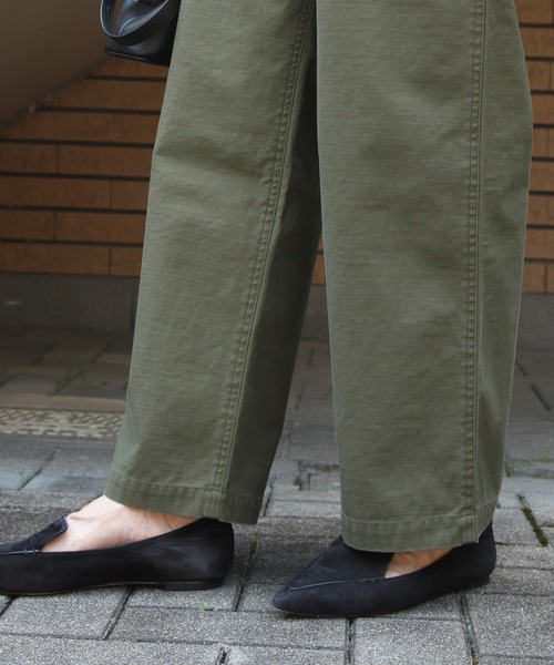 THE SHINZONE(ザ シンゾーン)の「THE SHINZONE/シンゾーン ストレートベイカーパンツ STRAIGHT BAKER PANTS 26AMSPA01(カーゴパンツ・レディース・カーキ・36/34/32)」の4枚目の写真