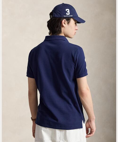 POLO RALPH LAUREN(ポロ ラルフ ローレン)の「カスタム スリム フィット Big Pony ポロシャツ(ポロシャツ・メンズ・ネイビー系1・L/M/S/XXL)」の4枚目の写真