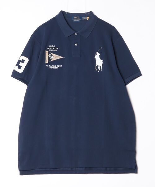 POLO RALPH LAUREN(ポロ ラルフ ローレン)の「カスタム スリム フィット Big Pony ポロシャツ(ポロシャツ・メンズ・ネイビー系1・L/M/S/XXL)」の6枚目の写真