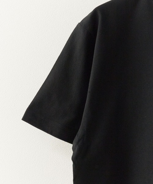 ROOPTOKYO(ループトウキョウ)の「ハイグレードコットン 5.6oz ショートTシャツ トップス 半袖 レディース ユニセックス 2026年 夏 夏服(Tシャツ/カットソー・レディース・ホワイト/ブラック/チャコール/ライトピンク・M/L)」の7枚目の写真