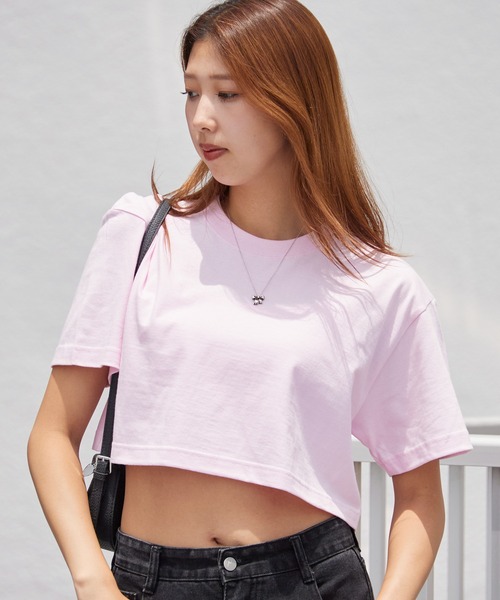 ROOPTOKYO(ループトウキョウ)の「ハイグレードコットン 5.6oz ショートTシャツ トップス 半袖 レディース ユニセックス 2026年 夏 夏服(Tシャツ/カットソー・レディース・ホワイト/ブラック/チャコール/ライトピンク・M/L)」の15枚目の写真