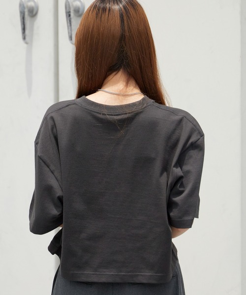 ROOPTOKYO(ループトウキョウ)の「ハイグレードコットン 5.6oz ショートTシャツ トップス 半袖 レディース ユニセックス 2026年 夏 夏服(Tシャツ/カットソー・レディース・ホワイト/ブラック/チャコール/ライトピンク・M/L)」の21枚目の写真