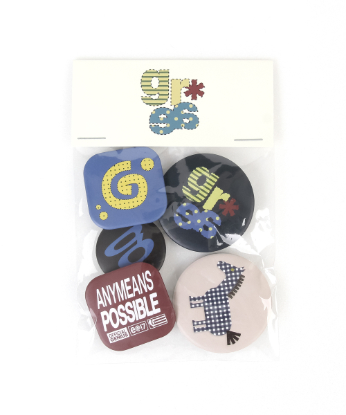 GRAVER（グレーバー）の「[SET]GRAVER COZY ピンボタンバッジ（ブローチ/コサージュ・レディース・その他・FREE）」の4枚目の写真
