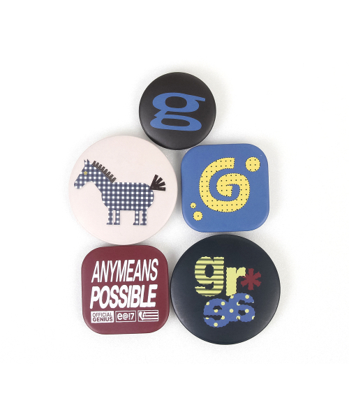 GRAVER（グレーバー）の「[SET]GRAVER COZY ピンボタンバッジ（ブローチ/コサージュ・レディース・その他・FREE）」の2枚目の写真