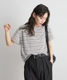 ボーダー半袖Tシャツ / オーバーサイズTシャツ