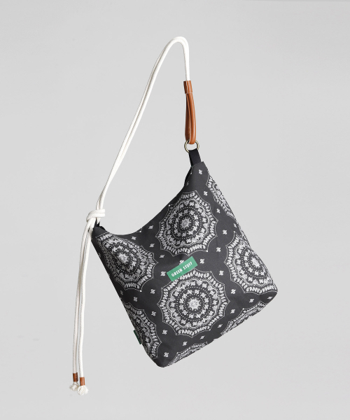 GREEN STUFF(グリーンスタッフ)の「rope bag 57 - paisley black(エコバッグ/サブバッグ・メンズ・その他・FREE)」の2枚目の写真
