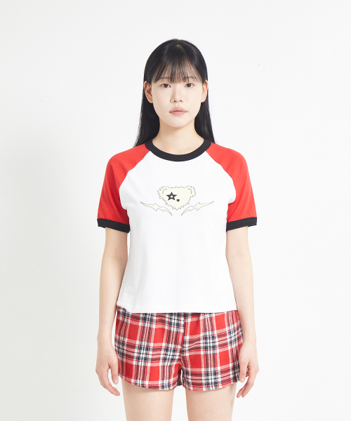 COTTONREBIRTHCLUB（コットンリバースクラブ）の「サンダーナグラングラフィックTシャツ(ブルー)（Tシャツ/カットソー・レディース・その他・FREE）」の2枚目の写真