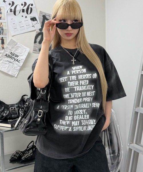 Figments(フィグメンツ)の「ヴェイグリーロゴT(Tシャツ/カットソー・レディース・ブラック・FREE)」の3枚目の写真