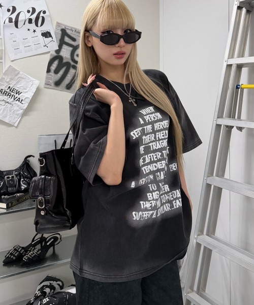 Figments(フィグメンツ)の「ヴェイグリーロゴT(Tシャツ/カットソー・レディース・ブラック・FREE)」の4枚目の写真