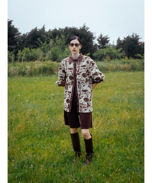 sahara(サハラ)の「【26AW PRE ORDER】Embroidery Suede Shirt Jacket(その他アウター・レディース・ブラウン/ブラック・FREE)」の18枚目の写真