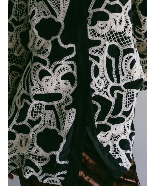 sahara(サハラ)の「【26AW PRE ORDER】Embroidery Suede Shirt Jacket(その他アウター・レディース・ブラウン/ブラック・FREE)」の22枚目の写真
