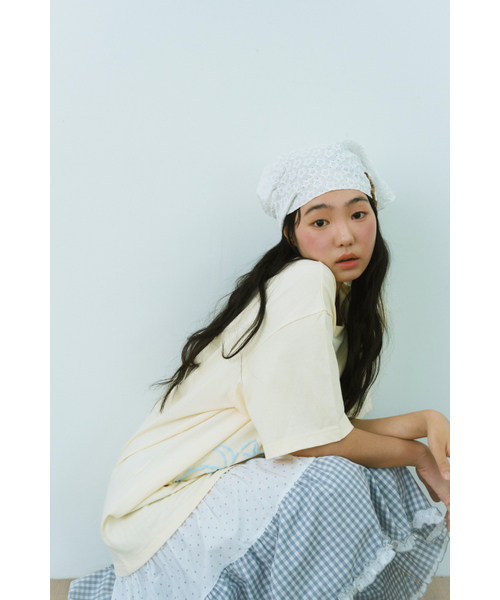 SHAKIRI(シャキリ)の「パウダーコットンカンカンスカート(ブルー)(スカート・レディース・その他・FREE)」の4枚目の写真