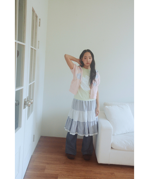 SHAKIRI(シャキリ)の「パウダーコットンカンカンスカート(ブルー)(スカート・レディース・その他・FREE)」の5枚目の写真