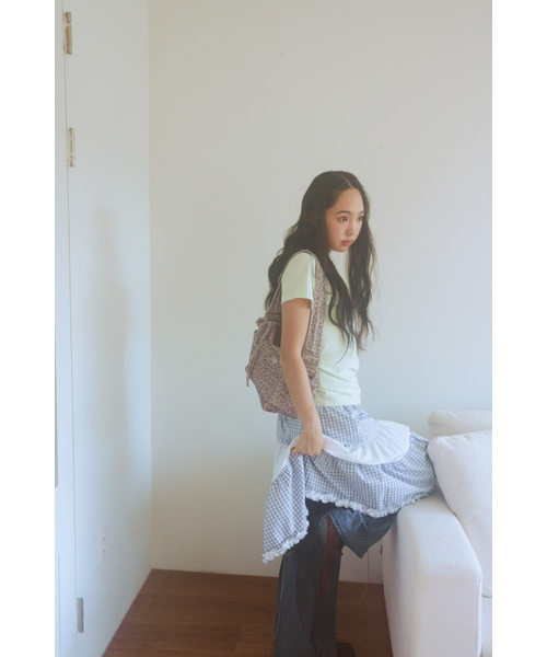 SHAKIRI(シャキリ)の「パウダーコットンカンカンスカート(ブルー)(スカート・レディース・その他・FREE)」の7枚目の写真