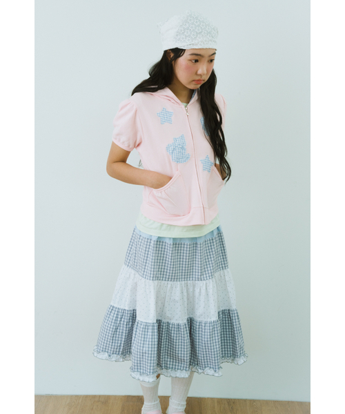 SHAKIRI(シャキリ)の「パウダーコットンカンカンスカート(ブルー)(スカート・レディース・その他・FREE)」の12枚目の写真
