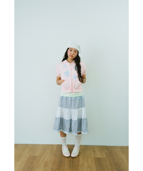 SHAKIRI(シャキリ)の「パウダーコットンカンカンスカート(ブルー)(スカート・レディース・その他・FREE)」の13枚目の写真