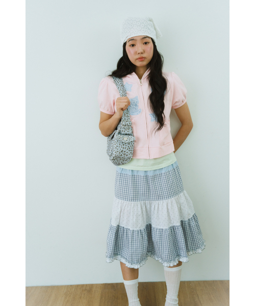 SHAKIRI(シャキリ)の「パウダーコットンカンカンスカート(ブルー)(スカート・レディース・その他・FREE)」の15枚目の写真