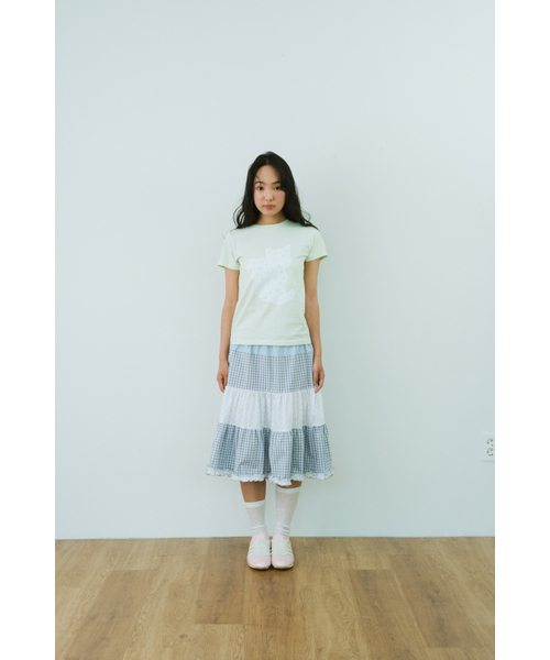 SHAKIRI(シャキリ)の「パウダーコットンカンカンスカート(ブルー)(スカート・レディース・その他・FREE)」の16枚目の写真