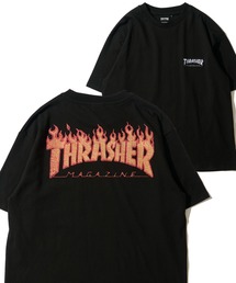 THRASHER（スラッシャー）の「【THRASHER   スラッシャー】ワンポイント刺繍 3Dロゴプリント クルーネックTシャツ（Tシャツ/カットソー）」