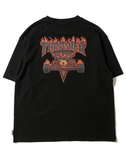 THRASHER(スラッシャー)の「【THRASHER / スラッシャー】ワンポイント刺繍 3Dロゴプリント クルーネックTシャツ(Tシャツ/カットソー・メンズ・ブラック系1/ホワイト系2/ホワイト系1/ブラック系2・X-LARGE/LARGE/MEDIUM)」の12枚目の写真