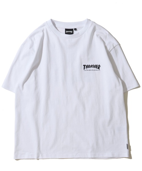 THRASHER(スラッシャー)の「【THRASHER / スラッシャー】ワンポイント刺繍 3Dロゴプリント クルーネックTシャツ(Tシャツ/カットソー・メンズ・ブラック系1/ホワイト系2/ホワイト系1/ブラック系2・X-LARGE/LARGE/MEDIUM)」の7枚目の写真