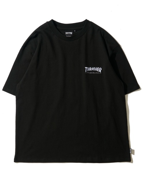 THRASHER(スラッシャー)の「【THRASHER / スラッシャー】ワンポイント刺繍 3Dロゴプリント クルーネックTシャツ(Tシャツ/カットソー・メンズ・ブラック系1/ホワイト系2/ホワイト系1/ブラック系2・X-LARGE/LARGE/MEDIUM)」の9枚目の写真