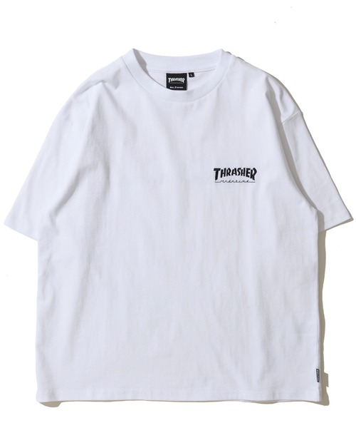 THRASHER(スラッシャー)の「【THRASHER / スラッシャー】ワンポイント刺繍 3Dロゴプリント クルーネックTシャツ(Tシャツ/カットソー・メンズ・ブラック系1/ホワイト系2/ホワイト系1/ブラック系2・X-LARGE/LARGE/MEDIUM)」の5枚目の写真