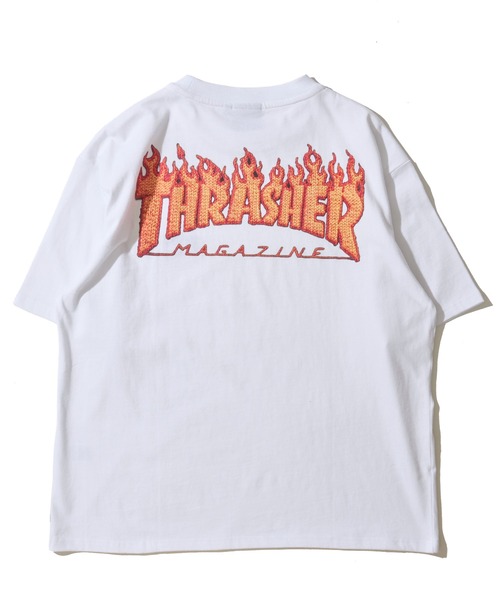 THRASHER(スラッシャー)の「【THRASHER / スラッシャー】ワンポイント刺繍 3Dロゴプリント クルーネックTシャツ(Tシャツ/カットソー・メンズ・ブラック系1/ホワイト系2/ホワイト系1/ブラック系2・X-LARGE/LARGE/MEDIUM)」の6枚目の写真