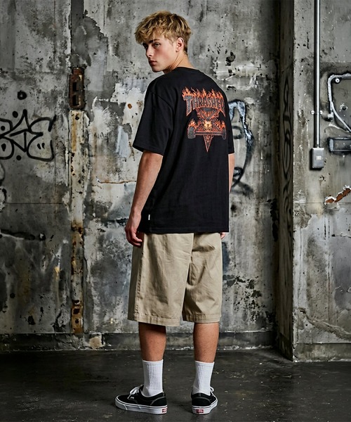 THRASHER(スラッシャー)の「【THRASHER / スラッシャー】ワンポイント刺繍 3Dロゴプリント クルーネックTシャツ(Tシャツ/カットソー・メンズ・ブラック系1/ホワイト系2/ホワイト系1/ブラック系2・X-LARGE/LARGE/MEDIUM)」の19枚目の写真