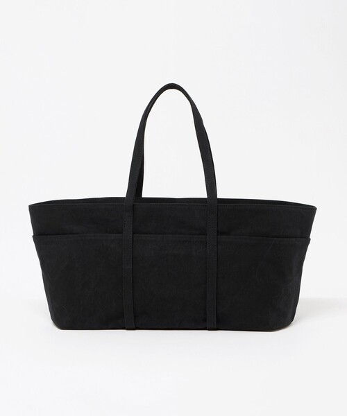Steven Alan(スティーブンアラン)の「<AMIACALVA>CANOE TOTE L/トートバッグ(トートバッグ・レディース・ブラック/ホワイト・FREE)」の2枚目の写真