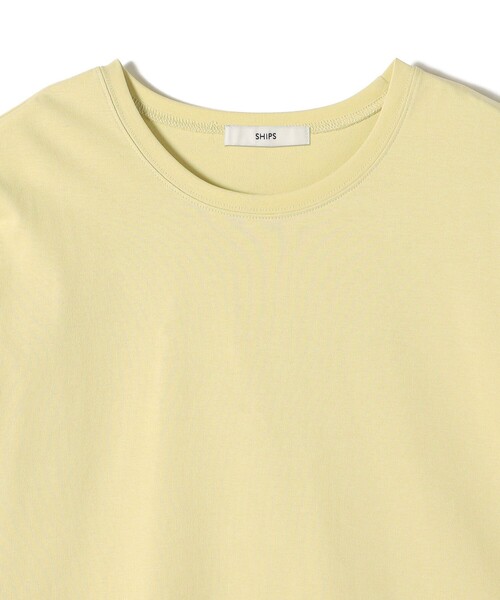 SHIPS(シップス)の「【WEB限定】〈接触冷感/UVカット/汗染み防止加工〉FUNCTION 袖 レース プルオーバー(Tシャツ/カットソー・レディース・イエロー系/ブラック/ホワイト・ONE SIZE)」の7枚目の写真