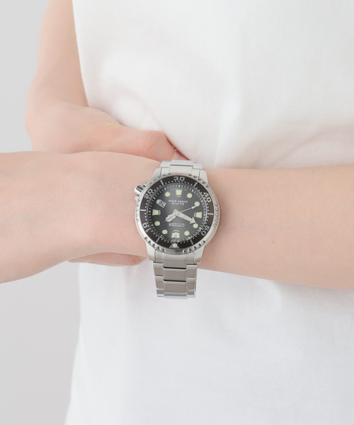 CITIZEN（シチズン）の「CITIZEN PROMASTER MARINE BN0167-50H（アナログ腕時計・レディース・シルバー・FREE）」の2枚目の写真