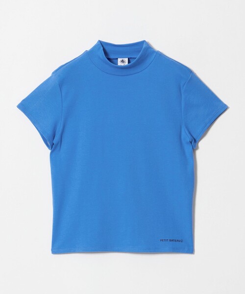 PETIT BATEAU(プチバトー)の「【別注】<PETIT BATEAU for 6>モックネック Tシャツ(Tシャツ/カットソー・レディース・コバルトブルー/ダークオレンジ/ブラック・FREE)」の5枚目の写真